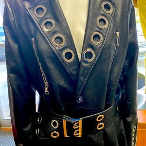 Woman leather jacket